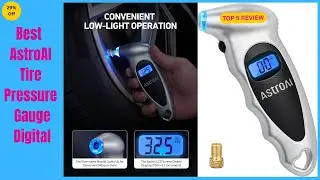 ✔How to use Tire Pressure Gauge | AstroAI Digital Pressure Gauge - Review🚘🚘