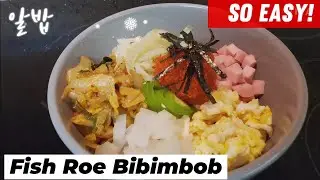 Fish Roe Bibimbob #fish roe Bibimbob