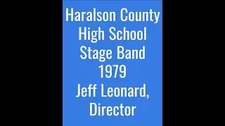 1979 Haralson County High School Stage Band