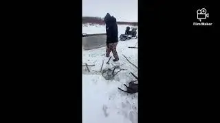  My Brother in law Checking his beaver trap              Ep 11     