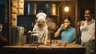 &ldquo;Dog Running a Tea Stall in Chennai | Funny AI Video&rdquo; ☕😂