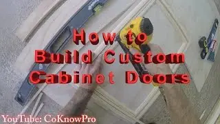 ⭐️How To Build Custom Cabinet Doors Carpentry 🪚 🔨⭐️@co-know-proconstructiontips