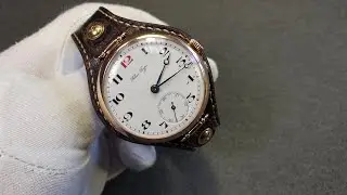 Bespoke mono watch strap for vintage Pavel Bure watch.