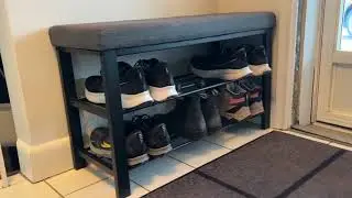 Step Up Your Entryway Game... review of the SONGMICS Shoe Bench