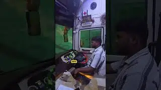 BHARAT BENZ BUS CABIN RIDE 😍🤩🔥 #bharatbenz #cabride #acsleeperbus #fypシ゚viral #shortsviral