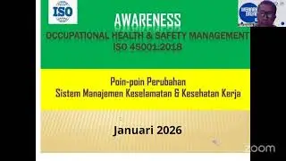 ISO 45001:2018 Occupational Health and Safety System Webinar