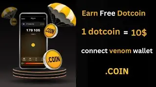 Earn Free Dotcoin DTC || Dotcoin Claim Process || Dotcoin withdraw & Listing