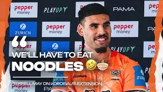 We'll have to eat noodles | Terrell May | Wests Tigers Media