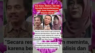 Roy Suryo, Rismon, dan Tifa Geruduk Kemendikdasmen, Tagih Surat Penyetaraan Wapres Gibran