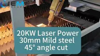 30mm Metal Sheet Bevel Fiber Laser Cutting Machine With 45&deg; Angle Cutting