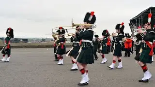 Massed Military Bands - Beating Retreat at Edinburgh Castle 2023 - Cadet