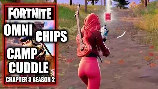 Collect Omni Chips at Camp Cuddle - Fortnite Chapter 3 Season 2 Omni Sword Quest