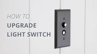 How To Update An Old Light Switch To A Classic Push Button Switch