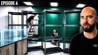 NEW MEZZANINE: 1st Tanks & Racking, Styling & Painting |EP06| Warehouse To Fish Studio