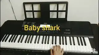 how to play baby shark in keyboard /piano (right hand )