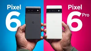 Google Pixel 6 vs 6 Pro Impressions | THE RIGHT CHOICE