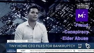 CEO of tiny home company sued for fraud files for bankruptcy