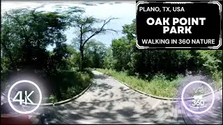 Nature Therapy Walk Through Oak Point Park in Plano TX