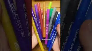 Ohuhu Glitter Marker Review #ohuhumarkers #ohuhuglittermarkers #review