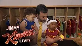 Jimmy Kimmel Interviews Baby Steph Curry & Baby Lebron James Part 2