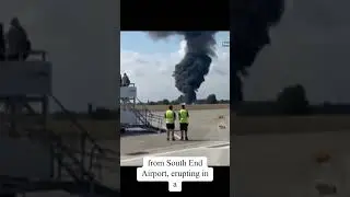 Serious Incident at Southend: Medical Jet Crashes, Airport Shut Down #PlaneCrash #UKNews #Shorts