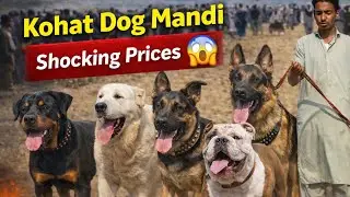 Kohat Dog Mandi 🇵🇰 | Bully, German, Cross & Blue Dogs Today #doglover
