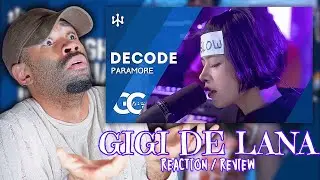 New P-Pop fan reacts to Gigi De Lana's 'Paramore - Decode cover' (Live Performance)! Crazy reaction