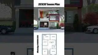 25x35 House Plan 🏡 ll 875 sq.ft plan #housedesign #home #houseplan #vastuhomes
