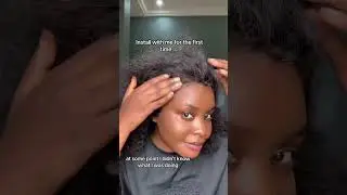 First time installation.. 🙌  #wiginstall #wiginfluencer #contentcreator #fyp