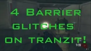 Black Ops 2 - 4 New Tranzit Barrier/Invincibility Glitches