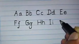 How to write neat & clean English Capital and simple letter in single rule | Structured Writing