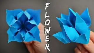 Easy paper flower | How to make a wonderful flower