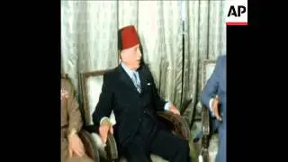 UPITN 2 7 74  LEBANESE PRIME MINISTER TAKIEDDIN EL SOHL VISIT
