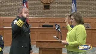 Wayne Davis sworn in as Henry County Sheriff