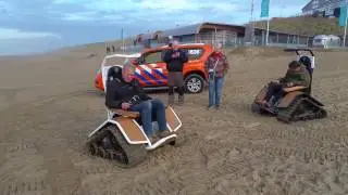 Ziesel in Bloemendaal met Ruud van de Reddingsbrigade