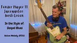 Fender Player II Jazzmaster Birch Green - Gospel Blues (Active Melody: EP210)