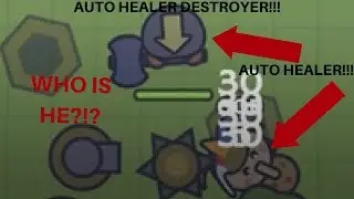 MooMoo.io - KILLING 4 AUTO-HEALERS | TRYING THE NEW SAWBLADE!!!