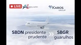 🔴MSFS do interior ao Atacama epis&oacute;dio #1 SBDN(Presidente Prudente)SBGR(Gru)#flightsimulator #MSFS