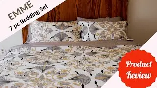 EMME 7 Piece Microfiber Bedding Set Product Review