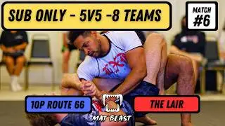 Mat Beast 4 | 5v5 Jiu Jitsu Team Duels | 10P Route 66 vs The Lair | Semi Finals Match 6
