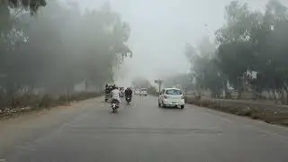 Winter fog in Punjab - Pakistan