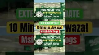 Extension in 10 Minutes | Jawazat Office | Single Entry Visit Visa Updates
