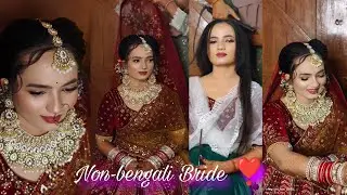 Non-bengali Bride ❣️✨// #ytvlogs #makeup #everyone 