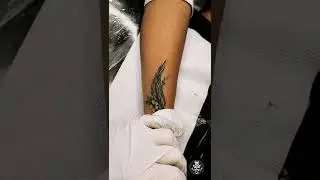 feather tattoo for girls | titanium Ink | artist rahul