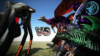 M.U.T.O. vs. Various Kaiju | ARK Kaiju Battle 🦎