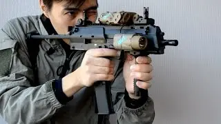 Обзор страйкбольного пистолета-пулемета VFC (UMAREX) GBB HK MP7A1 NAVY