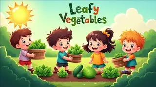 Learn Leafy Vegetables for Kids | Healthy Leafy Veggies Names & Fun Facts | Easy Veggie Learning
