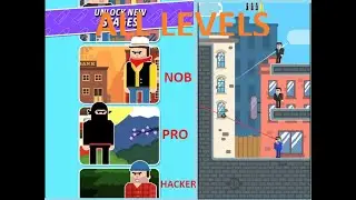 Mr Bullet - Spy Puzzles (ANDROID GAMEPLAY) all Levels by Lion Studios