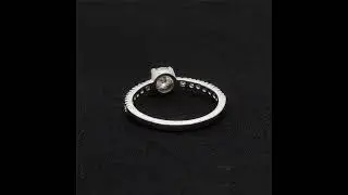 30-Pointer Astrological Skin Touch Platinum Diamond Solitaire Ring JL PT 1222 - Jewelove