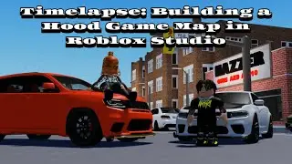 Building a hood game map in roblox studio using free assets | Timelapse